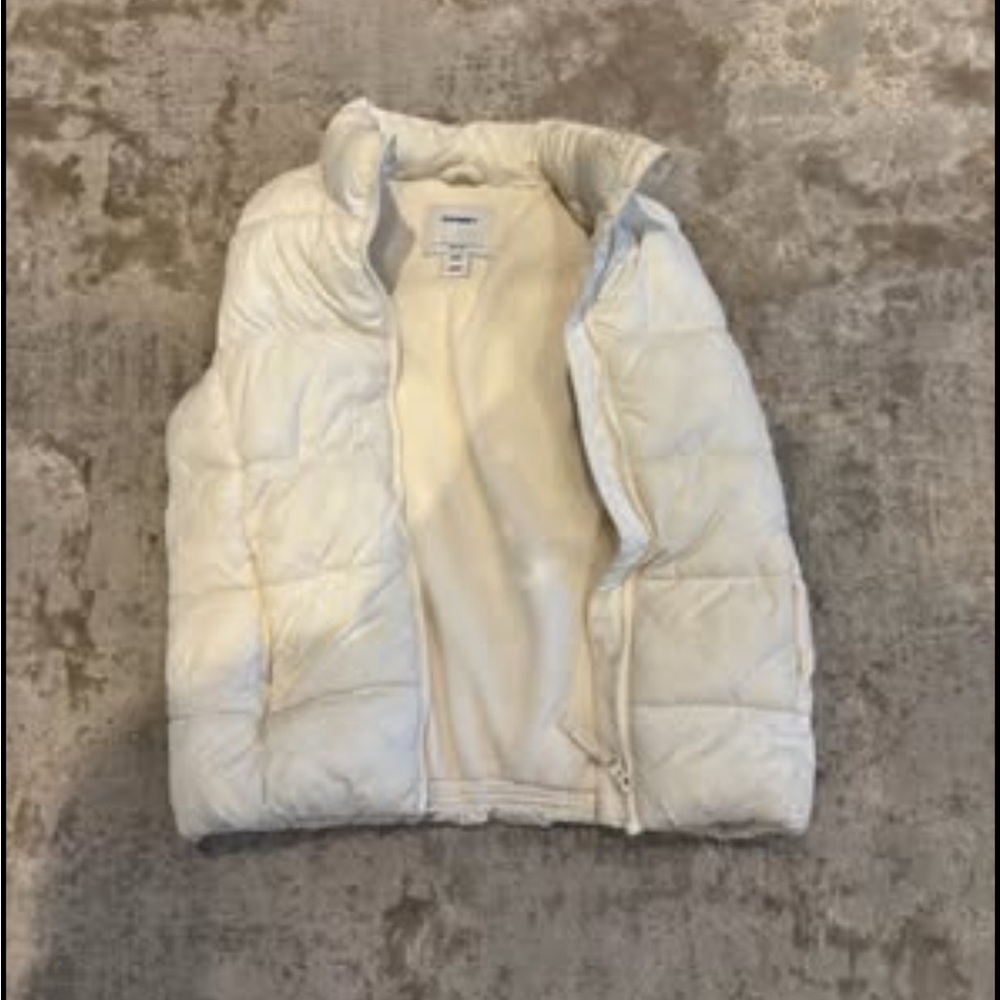 Old Navy Kids Cream Puffer Vest